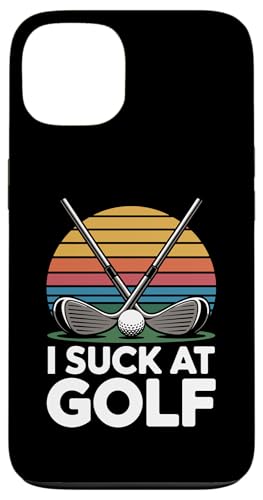 I Suck At Golf Joke ʔSt s Ȓj St X}zP[X iPhone 13 p
