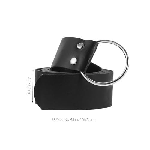 Medieval Knight Belt for Men Adjustable Pu Accessory Suspenders for Halloween Cosplay Oktoberfest Celebrations2