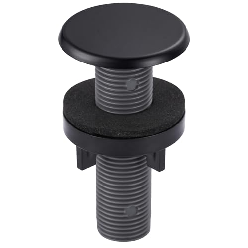ARCORA Kitchen Sink Hole Cover: Premium Faucet Hole Plate Stopper Plug, Countertop Extra Hole Plastic Cap for Soap Dispenser Sprayer Tap, Matte Black