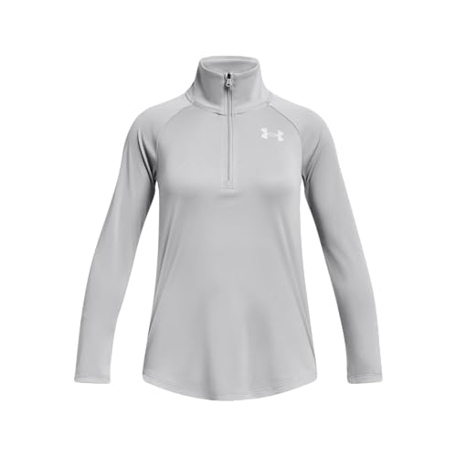 T-shirt manche longue pour fille UA Tech idéal pour le sport au collège et les loisirs