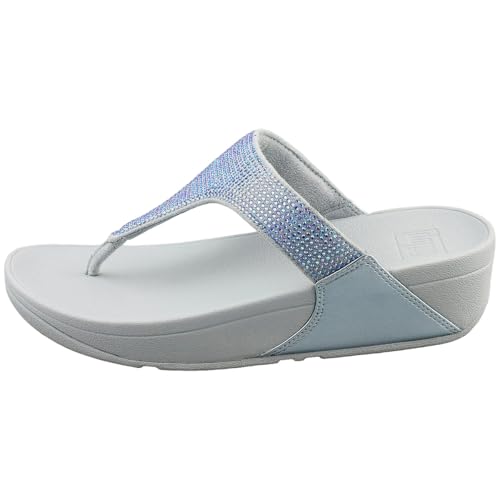 Image of Fitflop LULU CRYSTAL EMBELLISHED TOE-POST SANDALS