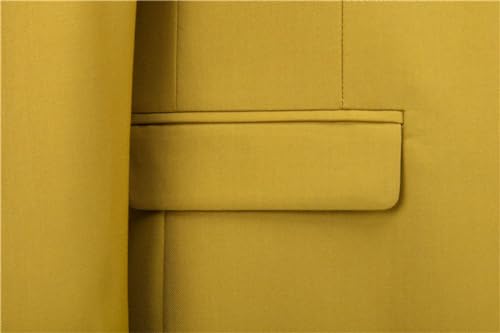 Generic Men's Candy Color Blazers Business Slim Fit Suit Jacket Formal Office Social Suit Jacket4