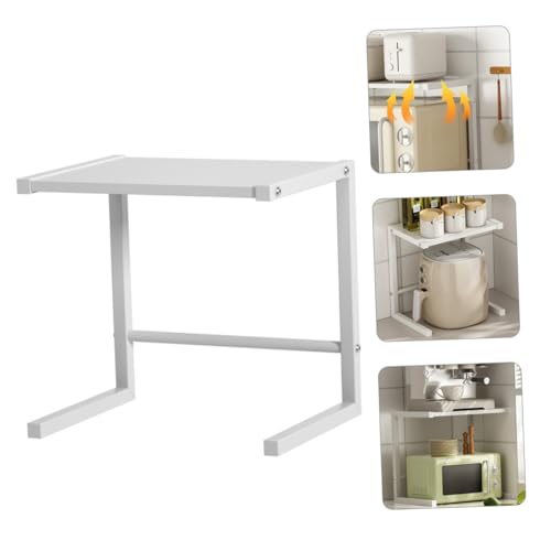 Support micro-ondes acier carbone 2 niveaux pour optimiser les petits espaces - 8