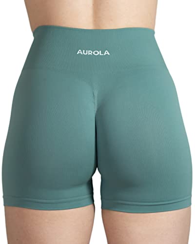 Image of AUROLA Dream Collection Women Workout Shorts High Waist Gym Shorts, Scrunch Butt Seamless Athletic Shorts