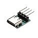 Teansic 10 PCS Type-C Female Test Board PCB Socket with Bent Pin,2.54 Pitch 16P USB3.1 Connector for Data Transfer