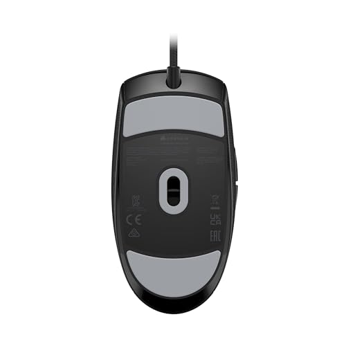 Image of Corsair M55 Wired Lightweight FPS Gaming Mouse - 16,000 DPI - Six Programmable Buttons - Textured Side Grips - Black