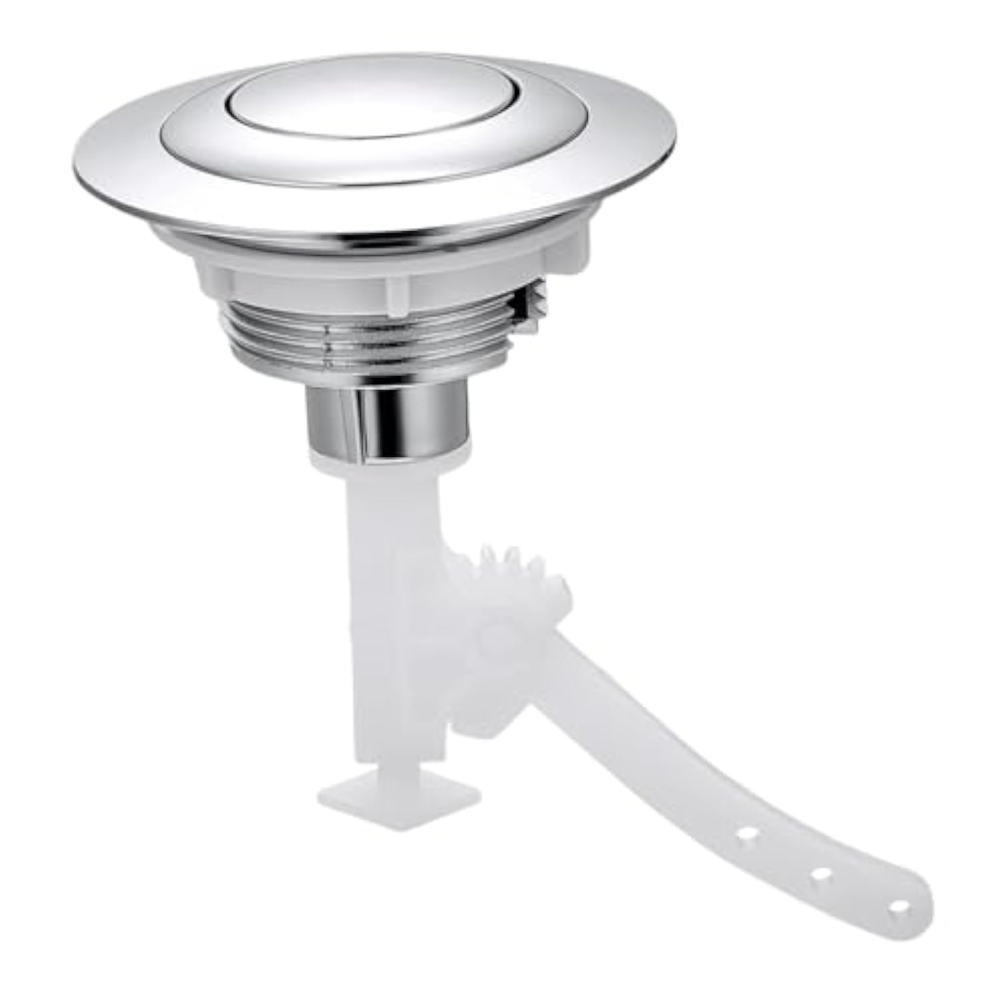 Single Push Round Toilet Flush Button for Household