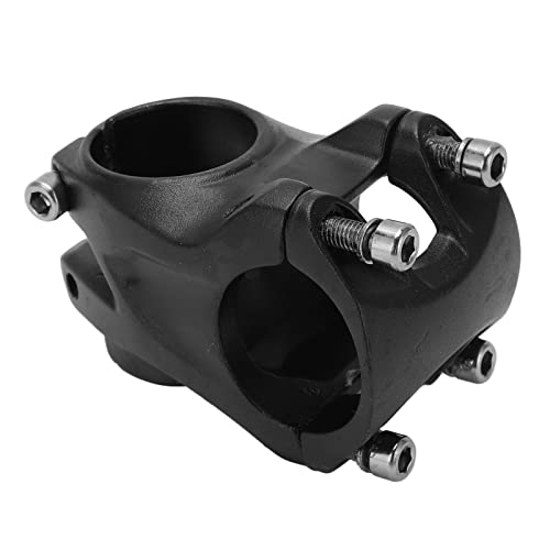 Fahrradlenkervorbau, 3D Geschmiedet AL6061 Aluminiumlegierung Fahrradkurzlenkervorbau ZTTO Fahrradlenkervorbau Aluminiumlegierung 0 Grad Anstieg Kurzer Lenkervorbau für Rennrad Mountainbike 31,8 X 35