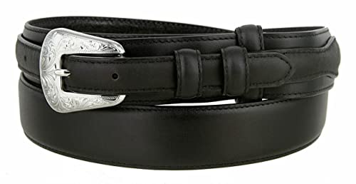 Image of Belts.com Western Buckle Belt Oil Tanned Genuine Leather Ranger Belt 1-3 /8 inch(35mm) Taper to 3 /4 inch(19mm) Wide-Multiple choices