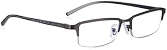 Read Optics Lesebrille für Herren, nicht verschreibungspflichtige Halbrahmenbrille, stylische, bequeme Brille für das ganztägige Tragen