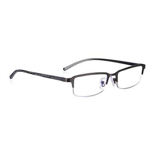 Read Optics Reading Glasses Men Non Prescription Half Frame Glasses Stylish Comfortable Glasses for All Day Wear