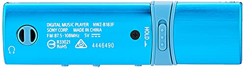 Image of Sony NWZ-B183F Walkman 4GB Digital Music Player with FM, 20 hours of battery life (Blue)