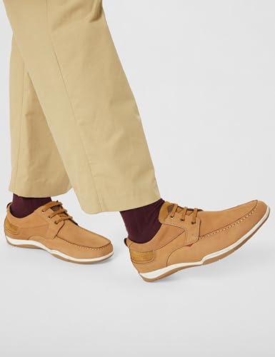 Image of Lee Cooper Men's LC6075A Leather Casual Shoes Olive 44