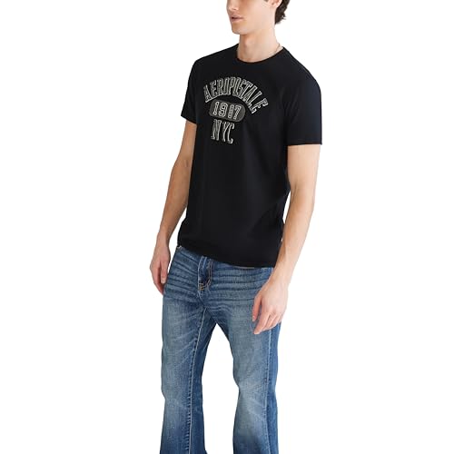AEROPOSTALE Men's Arch Logo Short Sleeve Tee3