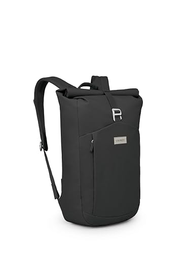 Image of Osprey Arcane Roll Top Commuter Backpack, Black OS