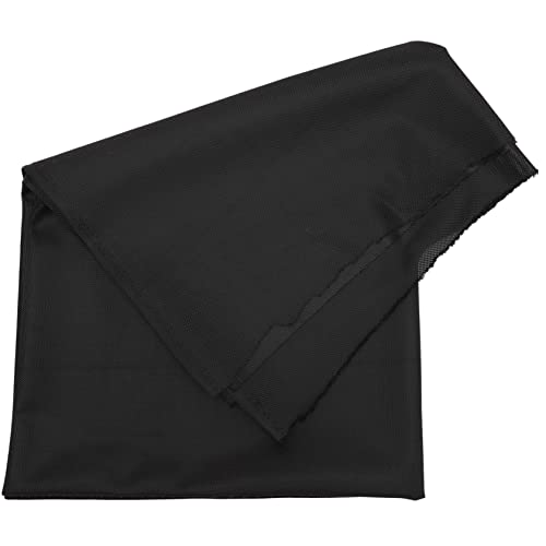 Housoutil Mesh Fabric for Speaker Repair Black Speaker Grill Cover Mesh Breathable Protective Grille Cloth Stage Speakers