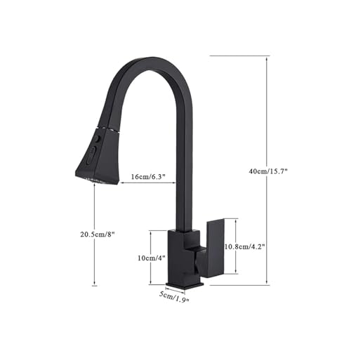 Robinet d'évier tactile pivotant chrome mitigeur cuisine extractible intelligent