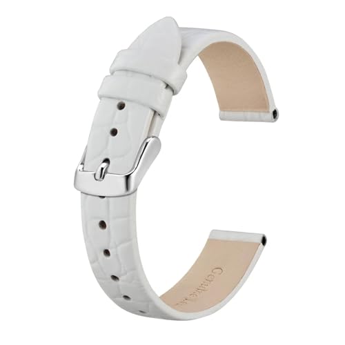 Bracelet de montre en cuir véritable pour femmes FYYFSU boucle acier