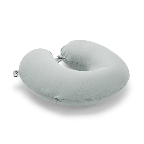 Image of VIP Snooze Travel Neck Pillow | Premium Soft Memory Foam Neck Pillow for Men & Women | Comfortable Cushion | Perfect for Travel & Casual Use (Grey)