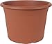Produktbild MePla Blumentopf Pflanzkübel Cilindro rund, 60 cm Durchmesser, Terracotta, wetterfestes Pflanzgefäß aus UV-beständigem Kunststoff