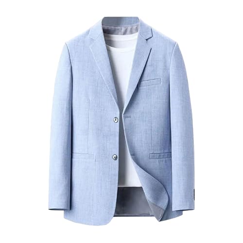 Blazer coupe ajustée homme au style décontracté moderne et manches longues
