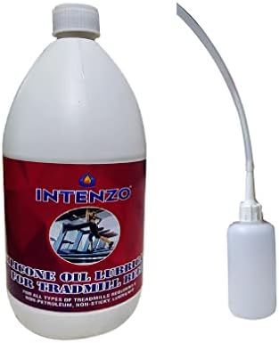 100% Pure Silicone Treadmill Lubricant Oil for Belt/High Viscosity with Oil Dispenser (1 L)