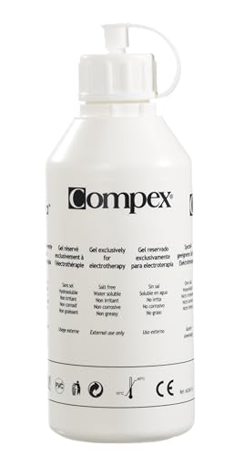 Compex Mixte Gel D'électrostimulation, Blanc, 250ml EU