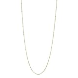 Farbe: Goldfarben Fossil Halskette Für Frauen Corra, Gesamtlänge: 55,9 Cm + 2,5 Cm + 2,5 Cm = 61 Cm Gold-Edelstahl Halskette, JF03510710