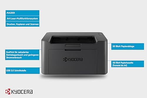 Kyocera MA2001 Laserdrucker mit Scanner und Kopierfunktion