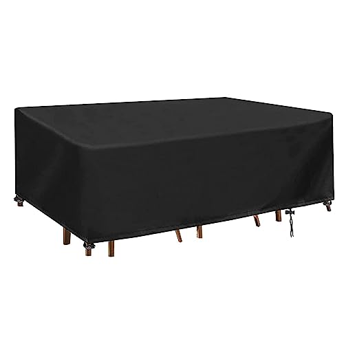 Housse de table de jardin 240x136x88 cm imperméable rectangulaire