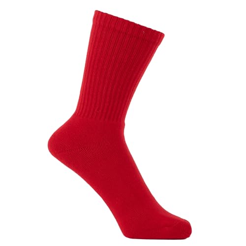 ZAKIRA Finest Combed Cotton Terry Lined Athletic Sports Crew Socks for Men, Women3