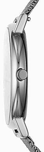 Skagen Men's Signatur Three-Hand, 40mm case size, Stainless Steel Watch and stainless steel mesh strap
