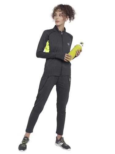 Image of CHKOKKO Women Sports Zipper Running Winter Track Suit Set