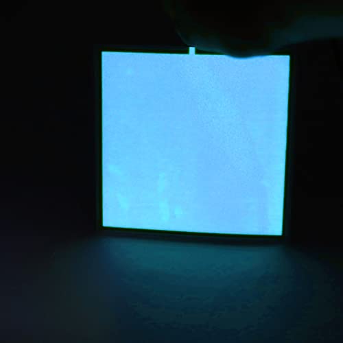 Image of Electroluminescent Panels, EL Panels light, EL Sheets 10 cm x 10 cm (3.93 inch x 3.93 inch) ON /Slow Flash /Fast Flash,4Pack (4, IceBlue, 10cm*10cm)
