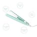 2 in 1 Mini Hair Straightener, US Plug, Ceramic Tourmaline Plate, Beauty Small Lightweight Portable Flat Iron Heating Curler for Home (Green)