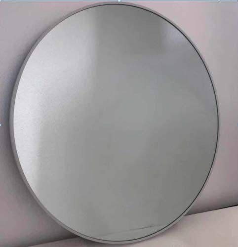 DEENZ Large 60cm Large Round Silver Wall Mounted Mirror Aluminium Frame Bathroom Living Room A Must have Mirror very good size