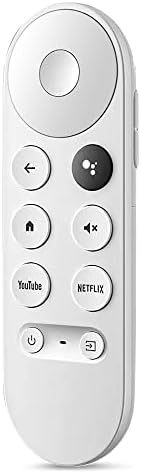Replacement Remote for Google Chromecast 4k Snow Streaming Media Player G9N9N Voice Remote Control Replacement for Google TV GA01920-US GA01919-US (White)