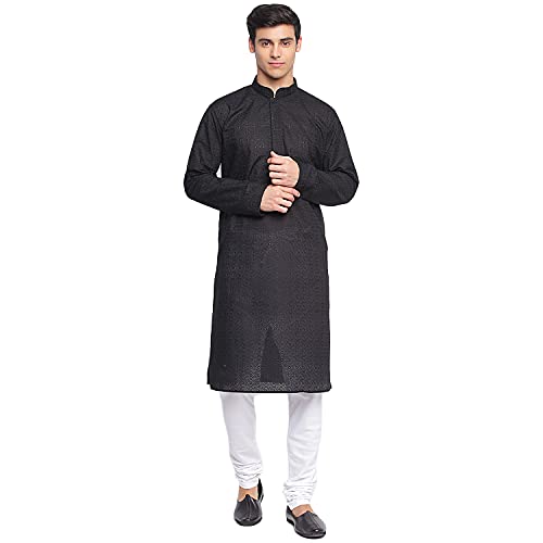 Image of Sanwara Men's Cotton Relaxed Kurta