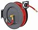 FRITA INC AR801 Master Mechanic White Rubber Air Hose Reel with Steel Bracket, 3/8-inch x 50-feet
