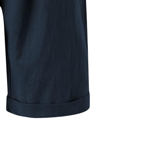 Short de lino para hombre verano casual talla XL miniatura 6