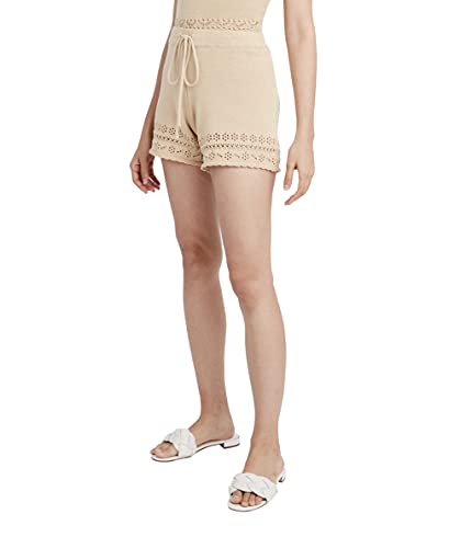 Bcbgeneration Women's Knit Sweater Short, Toffee, Large #TOP1