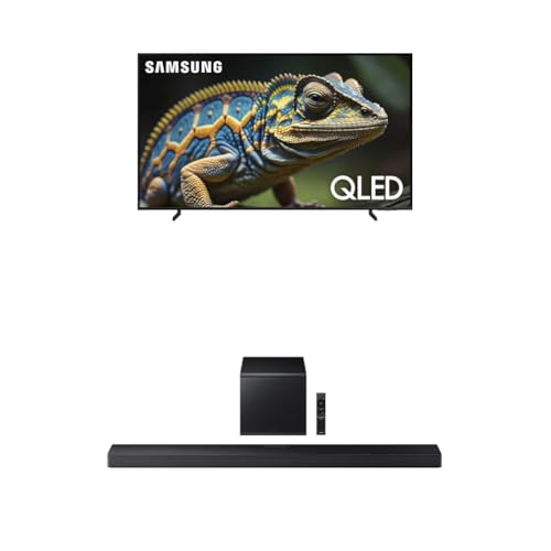 Image of Samsung 85-Inch Class QLED 4K Q60D Series Quantum HDR Smart TV w /Object Tracking Sound Lite (QN85Q60D, 2024 Model) + Samsung Q-Series Soundbar HW-QS700F 3.1.2 ch Subwoofer (2025 Model)