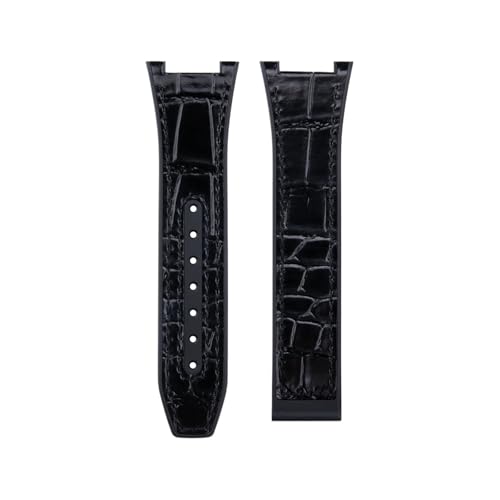 Bracelet en fluoroélastomère 24 x 14 mm Omega Constellation 131.33 noir