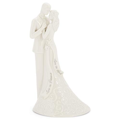 Roman 8.5' Wedding Cake Topper – Elegant Bride and Groom Figurine...