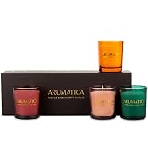 ARUMATICA Premium Aromatherapy Candles - Scented Candle Gift Set for Women - Aroma Fragrant Medit...