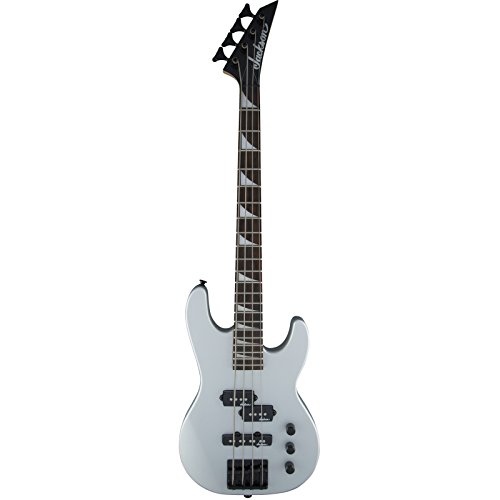 Jackson JS Series Concert Bass Minion JS1X Electric Bass Guitar (Satin Silver)