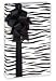 Trendy Boutique Black & White Zebra Striped Gift Wrap Wrapping Paper 16 Foot Roll