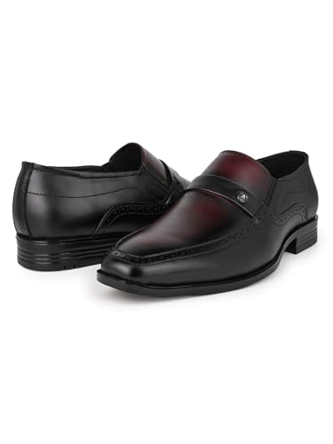 Image of ALBERTO TORRESI Genuine Leather Tan Slipon Formal Shoes