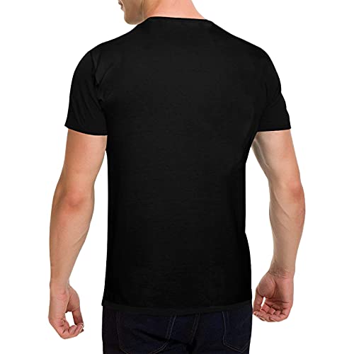Nultico Men Patriotic T Shirt American Skull Flag Short Sleeve 4th of July Round Neck Cotton Top