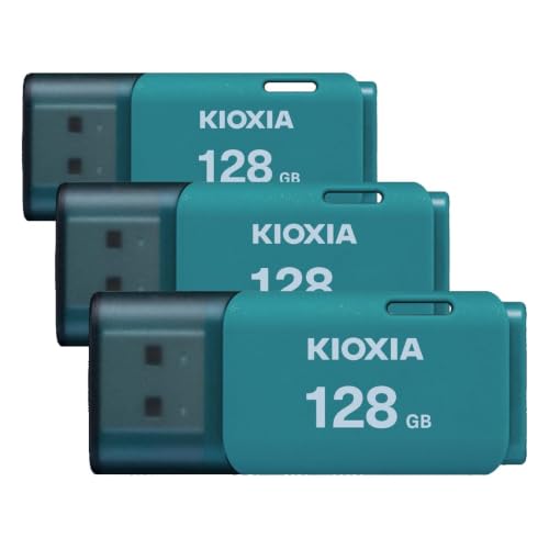 KIOXIA(�L�I�N�V�A)�y���{���zUSB�t���b�V�������� 128GB USB2.0 �����T�|�[�g���K�i KLU202A128GL (× 3)